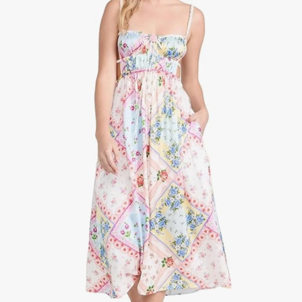 For Love & Lemons Women's Cassandra Midi Dress - Picture 2 of 3